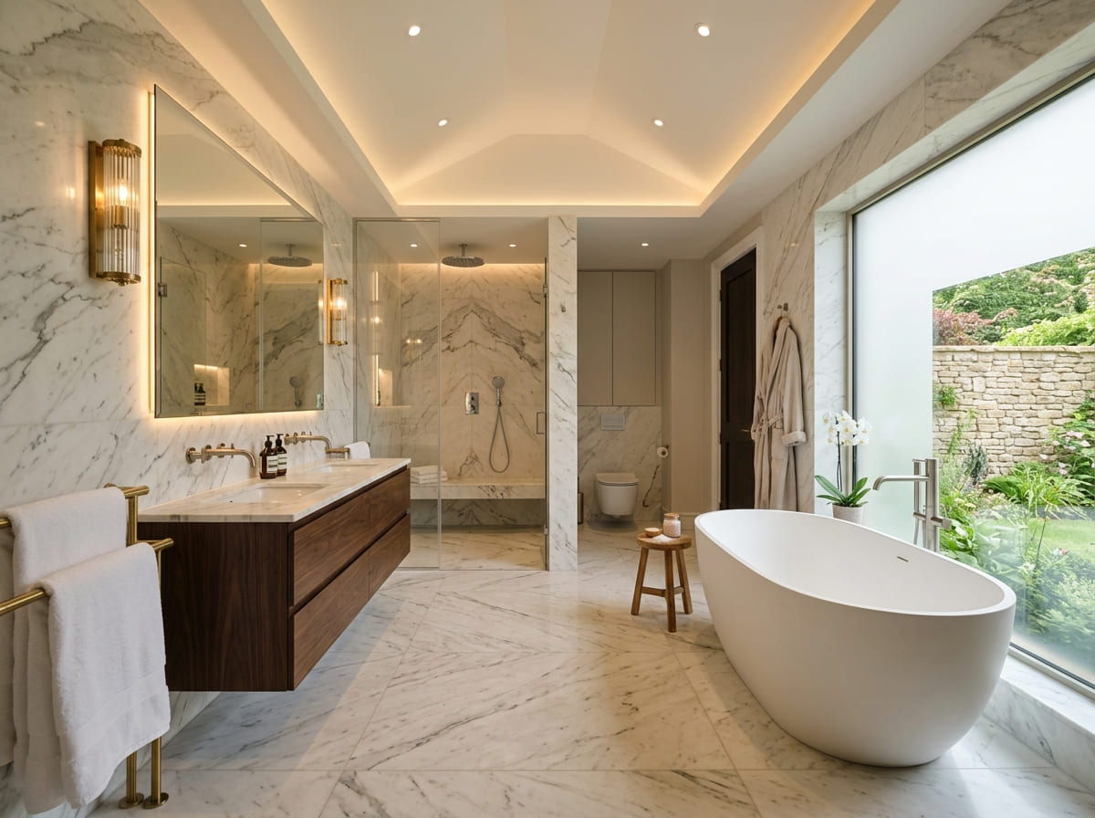 Custom Bathroom Renovation in White Oak
